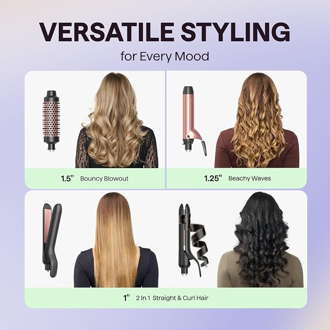 Multi Curl 3-in-1 Curling Wand Set