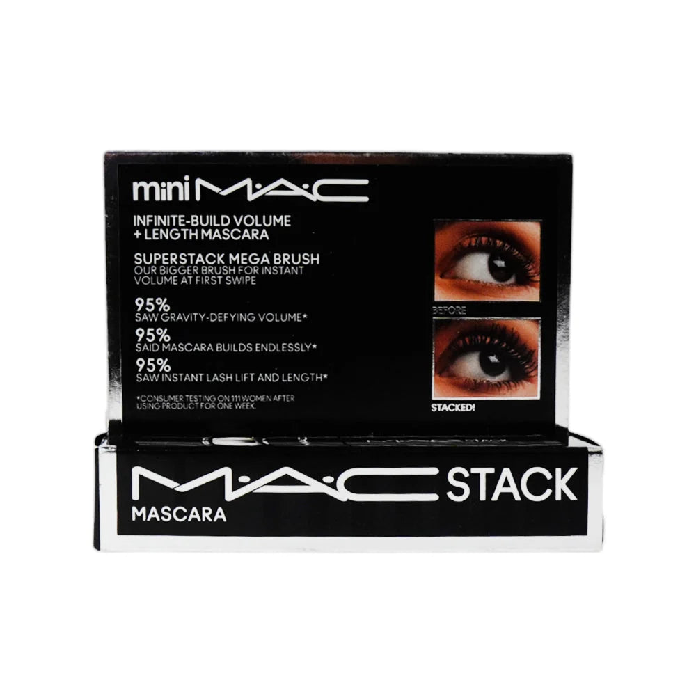 MAC STACK MASCARA INFINITE-BUILD VOLUME + LENGHT MASCARA 95%