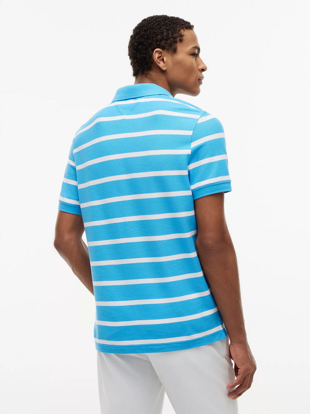 Regular Fit Striped Wicking Polo