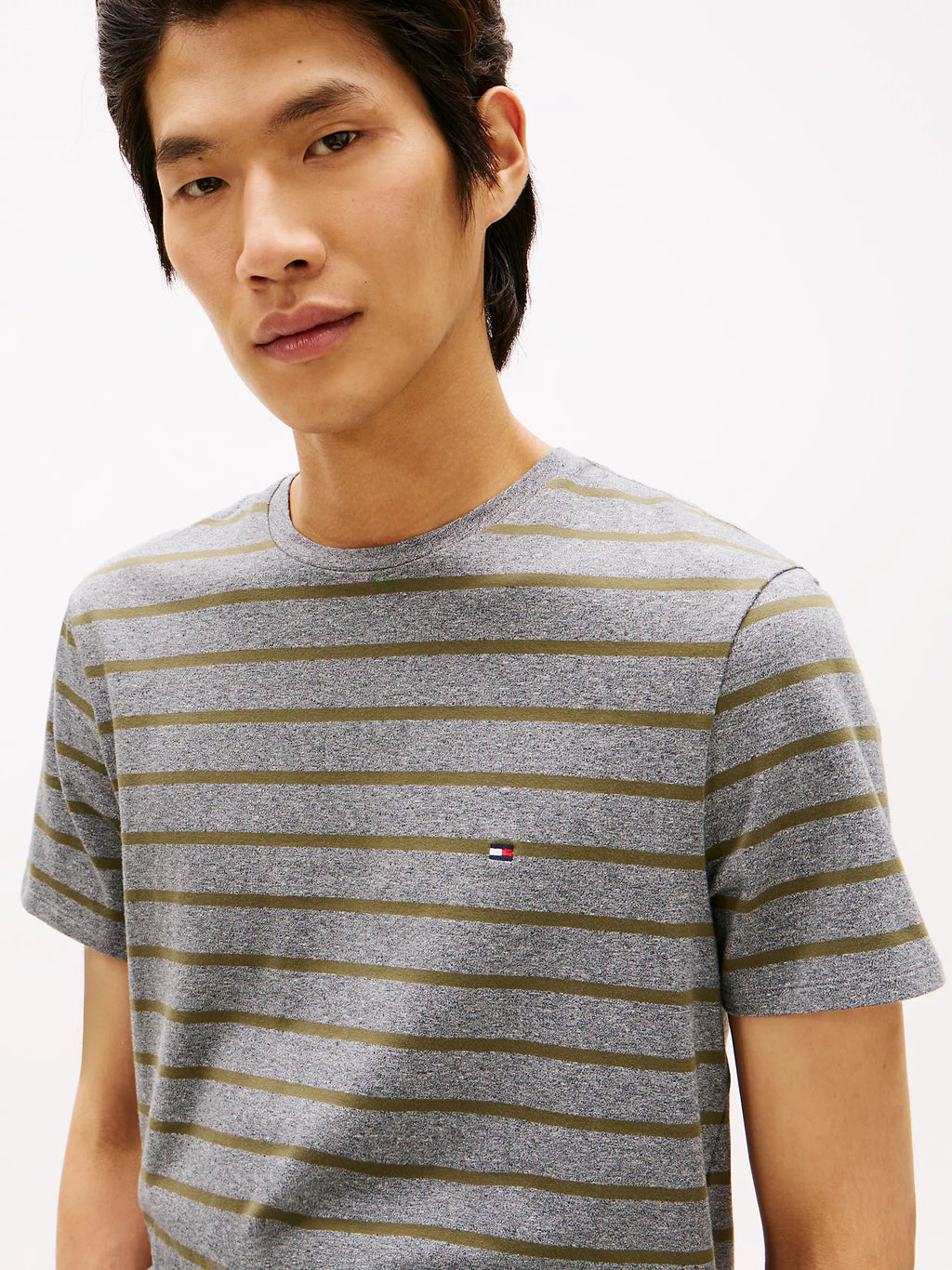 Extra Slim Stripe Stretch-Cotton T-Shirt