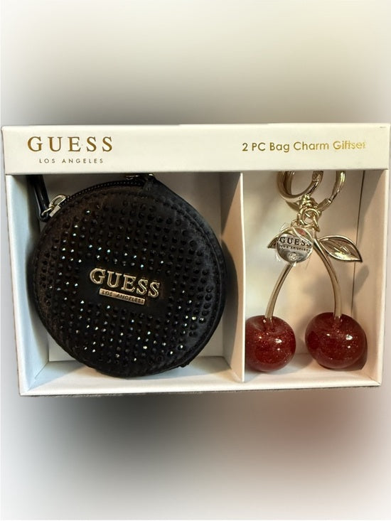GUESS Glamour Black Metal Keyring