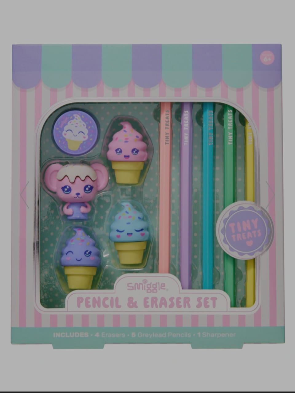 Pencil & Eraser Set