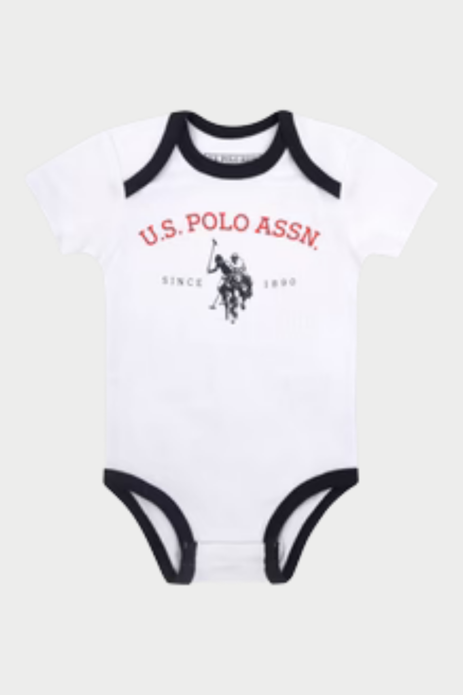 US POLO Baby 3 Piece Boxed Gifting Set in Bright White