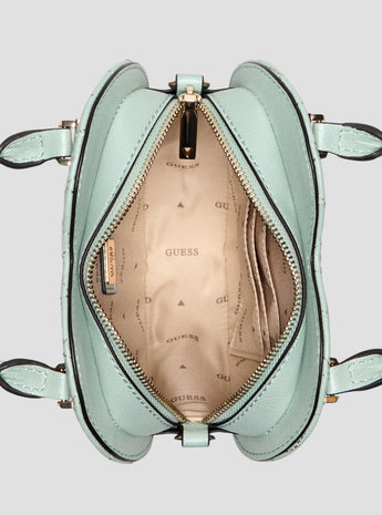 Green atabey mini heart bag