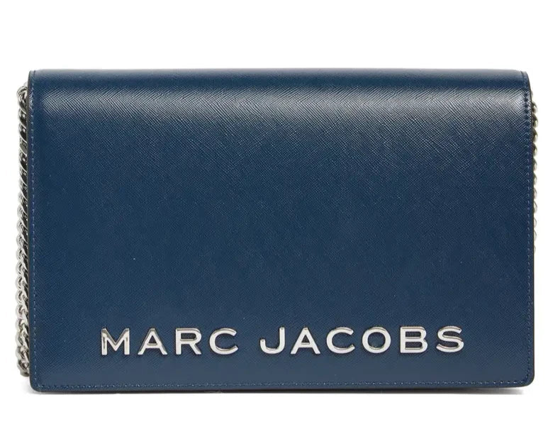 Marc Jacobs Party Wallet on a Chain Crossbody Clutch ~NWT~ Blue