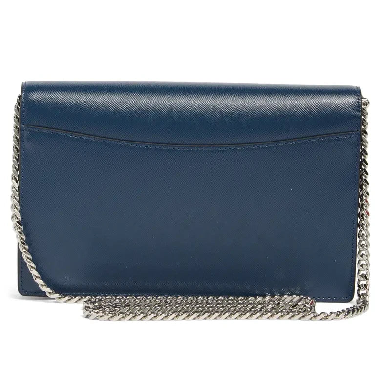 Marc Jacobs Party Wallet on a Chain Crossbody Clutch ~NWT~ Blue